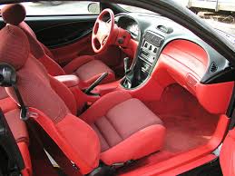 Description1995 mustang gt interior (grey).jpg. How Rare Was The Red Interior In The 94 95 Cars Stangnet