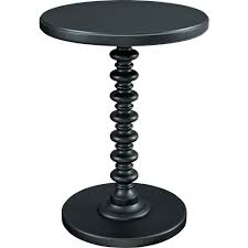 Powell 502 410 Black Round Spindle Occasional Table In 2020 Round Accent Table Accent Table Side Table