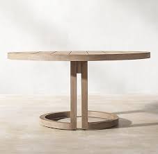 The grain matches in both the. Round Dining Tables Rh
