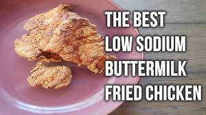 Makes 8 servings, 1 chicken breast per serving. The Best Southern Low Sodium Buttermilk Juicy Fried Chicken Breast Recipe Battered And Crunchy Youtube