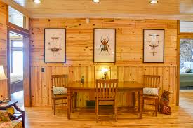 Because the man of the house feels unreasonably strongly about preserving the natural wood. Interior Pine Paneling Care Pine Siding Maintenance