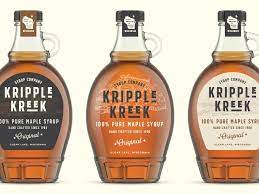 kripple kreek labels maple syrup labels maple syrup bottle labels syrup labels