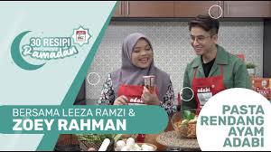 Langkah pertama mempraktekan resep rendang daging yaitu mencuci daging sampai. Pasta Rendang Ayam Adabi Leezaramzi Zoey Rahman 30 Resipi Ramadan Adabi Resipi Mudah Youtube