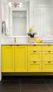 You could substitute many dark, dark colors in for the midnight blue and still have a striking bathroom color scheme. 17 Gorgeous Yellow Bathroom Ideas And How To Implement Them Home Decor Bliss