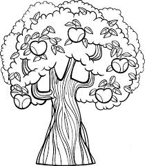 Apple Tree Old Apple Tree Coloring Page Tree Coloring Page Fruit Coloring Pages Mandala Coloring Pages