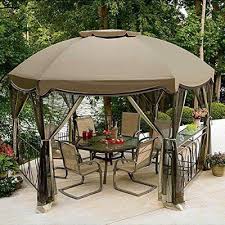 Garden Oasis Grandview Hex Gazebo Replacement Canopy With Images Patio Gazebo Gazebo Canopy Gazebo