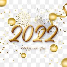 Realistic Happy New Year 2022 Golden Numbers And Confetti Png Image Text Effect Psd For Free Download Pngtree Happy New Year Fireworks Happy New Year Text Happy New Year