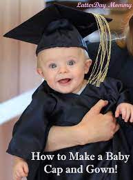 How To Make A Baby Graduation Cap And Gown Tutorial Graduation Babycostumes Latterdaymommy Graduation Cap And Gown Preschool Cap And Gown Diy Graduation Cap