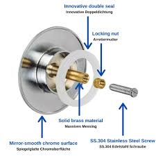 Badewannenstöpsel 72 mm chrom badewanne stöpsel badewannen stopfen abfluss bad. Premium Badewannenstopsel O 72 Mm Mit Doppeldichtung Hohen Verstellbar Universal Abflussstopfen Stopsel Badewanne Aus Messing Mit Chrom Finish Kaufen Bei Your Day Mate Gmbh