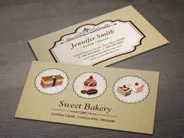 In this case, sweat and a short name is the first impression that can compel a customer to visit your shop. Sweet Bakery Store Custom Cakes Chocolates Dessert Business Card Templates