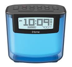 Then press the select up ff or select down rew button until the preferred time zone setting is complete. Ihome Ibt280 Bluetooth Color Changing Dual Alarm Fm Clock Radio With Usb Charging Walmart Com Walmart Com
