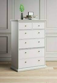 In bedrooms, they can elongate the area. Tall Chest Of Drawers 2 Over 4 Drawer Cabinet Tallboy Dresser Bedroom Storage Chest Unit W In 2020 Tallboy Dresser Bedroom Storage Chest White Chest Of Drawers
