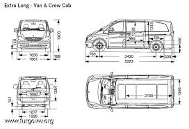 Medidas Interiores De Las Furgos Esquemas Mercedes Benz Viano Volkswagen T3 Furgo