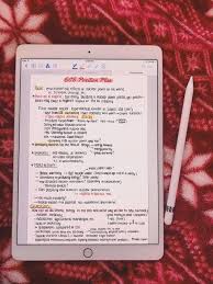 Cloudedstudy Ipad Pro Notes W Goodnotes Study Notes Good Notes School Organization Notes