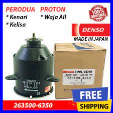 Semoga dapat segera ditemukan solusi, terutama penyerapan karet lokal oleh industri dalam negeri sehingga harganya lebih baik lagi. 100 Original Denso Radiator Fan Motor Proton Waja Perodua Kenari Kelisa 263500 6350 Shopee Malaysia