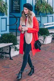 Red Coat Inspiration For A Bold Winter Look Be Daze Live Trendy Winter Fashion Winter Outfits Outfits With Hats
