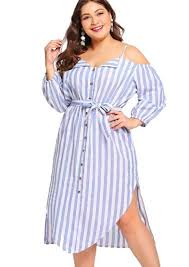 10 Cute Affordable Summer Plus Size Dresses What To Wear This Summer Striped Dress Trendy Dresses Plus Size Dresses