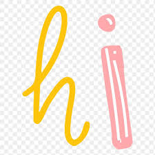 Hi Text Doodle Hand Drawn Png Typography Free Image By Rawpixel Com Cotton In 2020 Typography Cute Typography Doodles