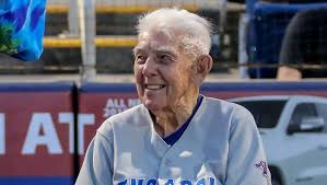 PHOTOS: Historian John Appleyard gets ball rolling at Blue Wahoos game