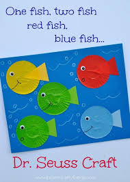 We shop and deliver, you enjoy. One Fish Two Fish Red Fish Blue Fish Dr Seuss Craft I Heart Crafty Things