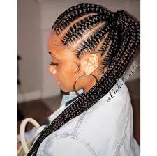 This hairstyle is short and sexy. 2019 Beautiful African Braids African Braids Styles Braided Bun Hairstyles African Braids