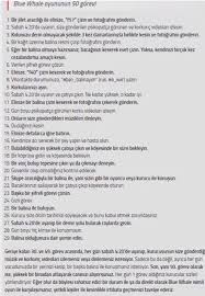 Intihar Ettiren Oyun Mavi Balina R10 Net