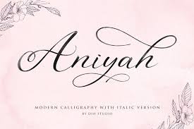 This is where paragraph styles come into it and these are simple to use which not only will ensure you have a consistent style but will allow you to add formatting as you can see, it's change the heading to the style that was in the menu, i.e. Aniyah Script Calligraphy Stunning Script Fonts Creative Market