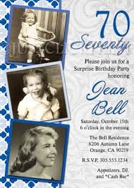Surprise 70th Birthday Party Ideas For Mom Classic 30th 40th 50th 60th 70th Birthday Party Photo Invitation 70th Birthday Ideas For Mom 70th Birthday Invitations 90th Birthday Invitations