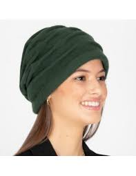 Comprar Gorro de Lana Mujer Hecho a Mano en Color Verde - Retro & Vintage