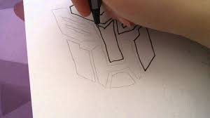 Transformers Logo Autobots Zeichnen Youtube