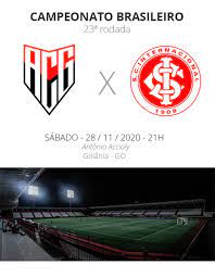 Here you can easy to compare statistics for both teams. Atletico Go X Internacional Veja Onde Assistir Escalacoes Desfalques E Arbitragem Brasileirao Serie A Ge