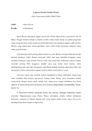 Pdf | theater is not just a performing art that has aesthetic function, as a phrase, art for art, reflects. Doc Laporan Bacaan Naskah Drama Izzatunnisa Galih Widyasari Academia Edu