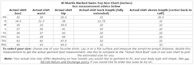 Details About Al Sharifa Womens Ruched Swim Top Tunic Length Cover Up Shirt