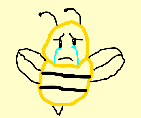 Sad Bee - Drawception