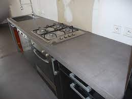 Comment repeindre son plan de travail en béton ciré ? Plan De Travail Cuisine Beton Cire Batife Beton Flickr