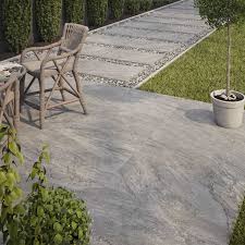 Barrington Grey 600x900mm Outdoor Porcelain Tile Outdoor Gardens Design Garden Slabs