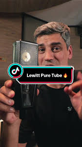 Tive a honra de testar o microfone “Pure Tube” da @LEWITT . Minha análise  completa está no YT ❤️