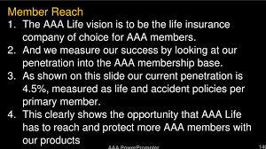 Life insurance aaa members rating for the benefits of members. Rl Ppt Download