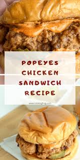 Popeyes Chicken Sandwich Recipe Copycat Cooking Frog Recipe Popeyes Chicken Sandwich Recipe Chicken Sandwich Recipes Popeyes Chicken