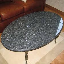 The set also comes with four high back chairs, each with foam padded seating and a neutral light crème fabric upholstery. Oval Granite Table Top à¤— à¤° à¤¨ à¤‡à¤Ÿ à¤Ÿ à¤¬à¤² à¤Ÿ à¤ª In Harapanahalli Bengaluru Rana Export Id 7692356512
