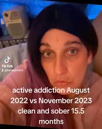 Just turned 18 months clean and sober! Pic with the red hair is me now and  the one with black I was in addiction! WDR!!