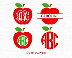 Image Result For Apple Silhouette Svg Files Free Downloads Apple Silhouette Silhouette Cameo Files Monogram Svg