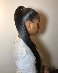 This sleek look is the perfect way to upgrade your regular ponytail, transforming it into one that's cute enough for running errands and sophisticated enough for an interview. 21 Sleek Ponytail Hairstyles Perfect For Any Occasion Stayglam
