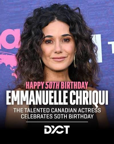 Happy 50th Birthday, Emmanuelle Chriqui! Celebrating Emmanuelle Chriqui as  she hits the big 5-0 today! From stealing scenes as Sloan on Entourage to  shining in films like You Don't Mess with the