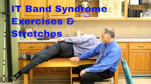 It Band Syndrome Outside Knee Pain Exercises Stretches Iliotibial Band Syndrome Youtube