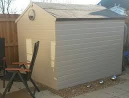 Modern Shed Colour Cuprinol Natural Stone Cuprinol Natural Stone Garden Fence Garden Shed Diy