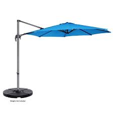 Rotate the hand crank counterclockwise to retract the umbrella. Nature Spring 10 Offset Rotating Patio Umbrella 10084615 Hsn