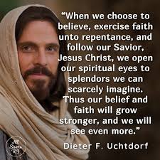 I wish I could help everyone to understand this one simple fact: we believe  in God because of things we know with our heart and mind, not because of  things we do