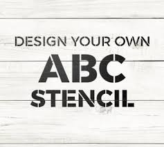 Block letter templates to print. Custom Letter Stencils For Signs Walls Craftcuts Com