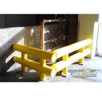Ideal Shield Tall Boy Double Crossbar Heavy Duty Surface Mount Guard Rails